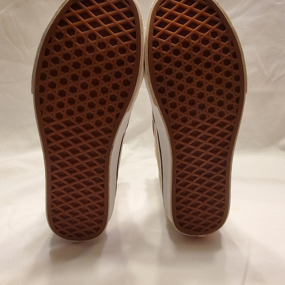 Vans Trendsetter X Bape Print High Top Suede Tan Skater Sneaker Mens 6.5 Wmns 8 - Picture 9 of 9